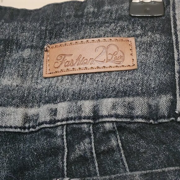 Fashion 2 Love Dark Blue Jeans Size 20 - Picture 7 of 9